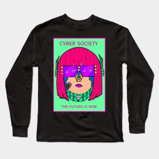 Cyber Society Long Sleeve T-Shirt